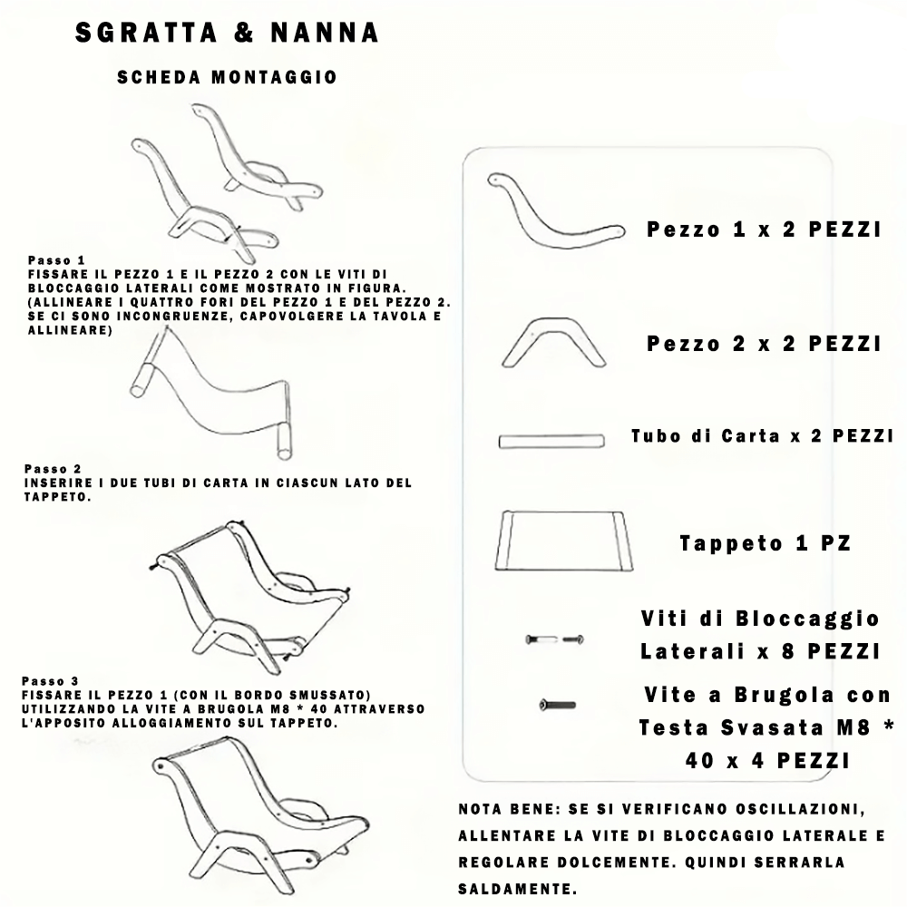 Poltrona Tiragraffi Graffi&Nanna